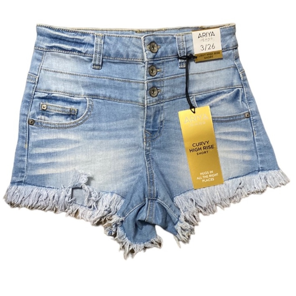 Curvy High Rise Shorts